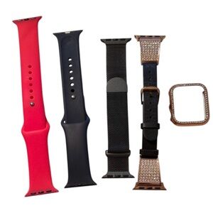 Apple Watch Bands + Case | 38MM/40MM/41MM/42MM Compatible | Great Bundle Item
